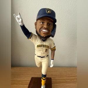 Milwaukee Brewers Jackson Chourio Baseball Bobblehead